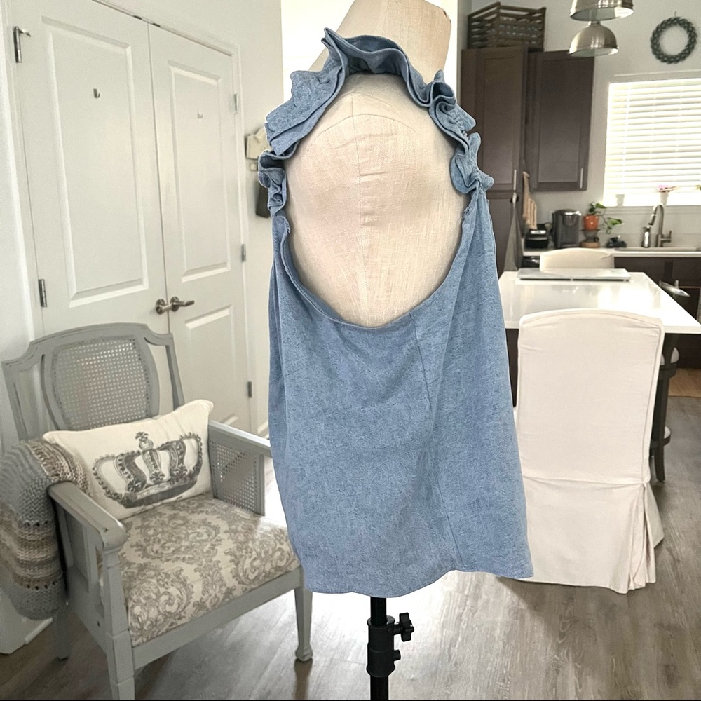 Heartloom Ruffled Strap Tank - Picture 3 of 7